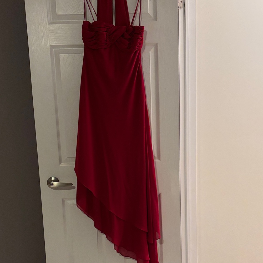Elegant Red Evening Dress